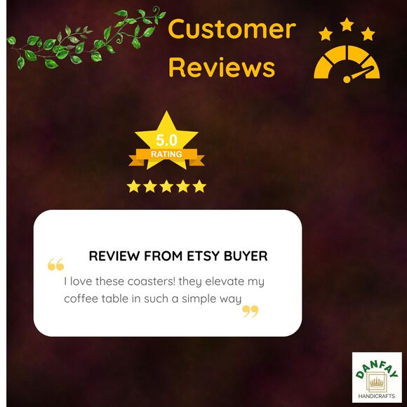 Green Onyx Coaster Set - 6 Natural Stone Coasters + Holder, Handmade Marble set - Picture 10 of 10